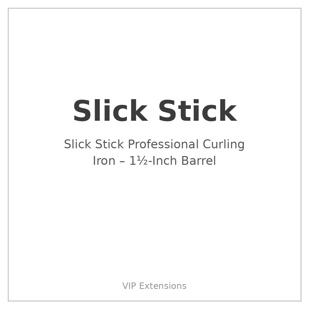 Slick Stick Professional Curling Iron – 1½-Inch Barrel