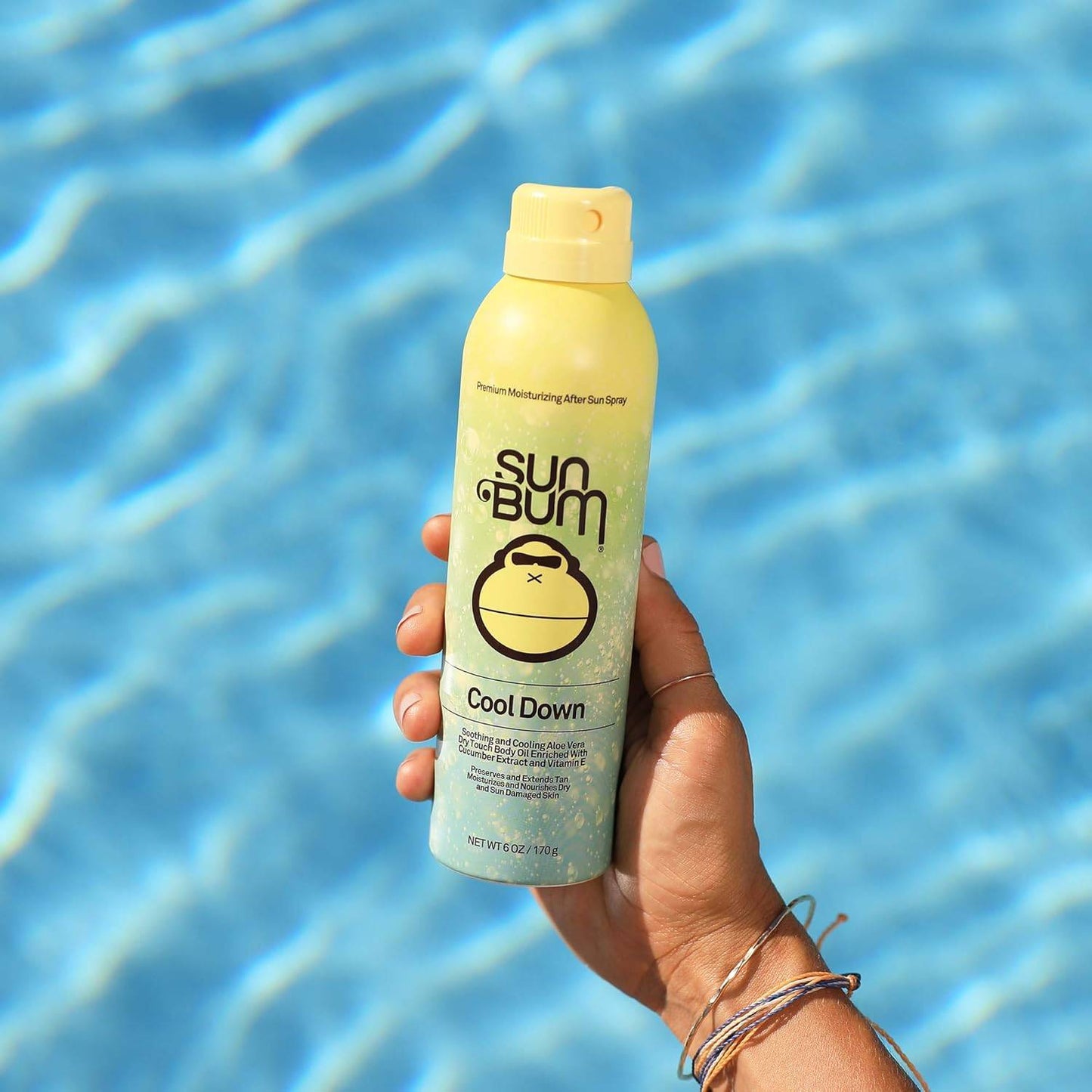 Sun Bum Cool Down Aloe Vera Spray - Vegan After Sun Care with Cocoa Butter to Soothe and Hydrate Sunburn - 6 oz - VIP Extensions