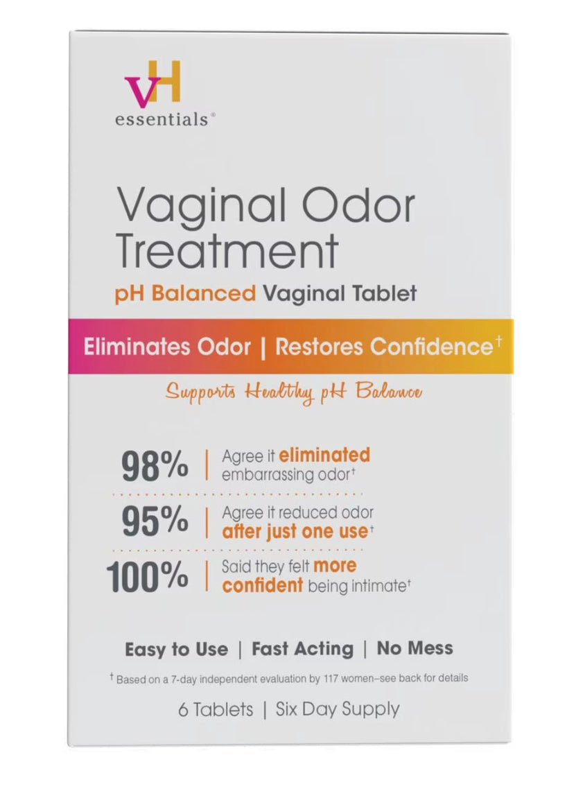 VH Essentials Vaginal Odor Treatment Balanced Suppositories with Applicator - VIP Extensions