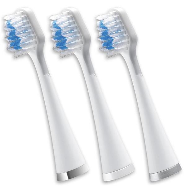 Waterpik Triple Sonic STRB-3WW white replacement brush heads, 3-pack product image