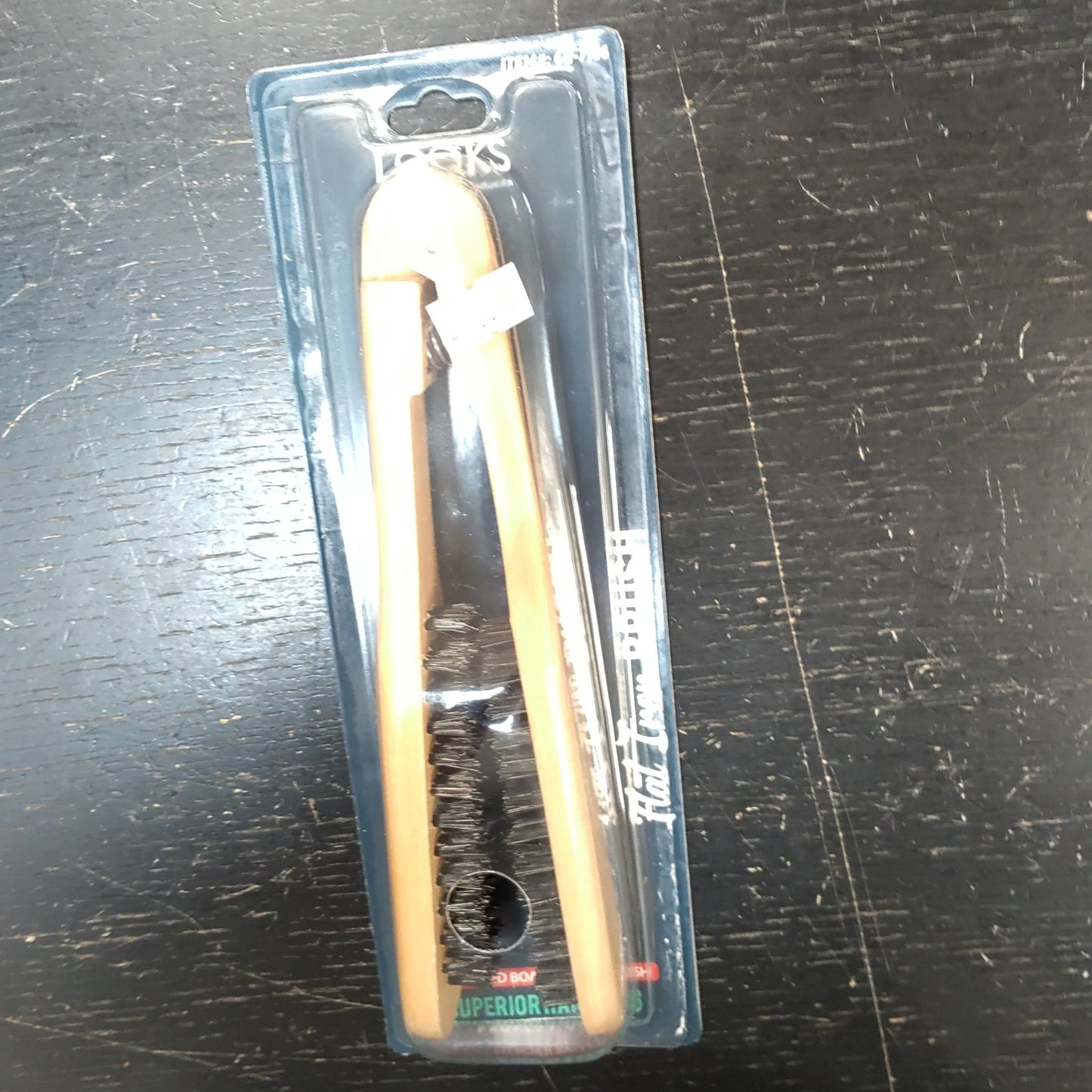 Wood Flat Iron Brush - VIP Extensions