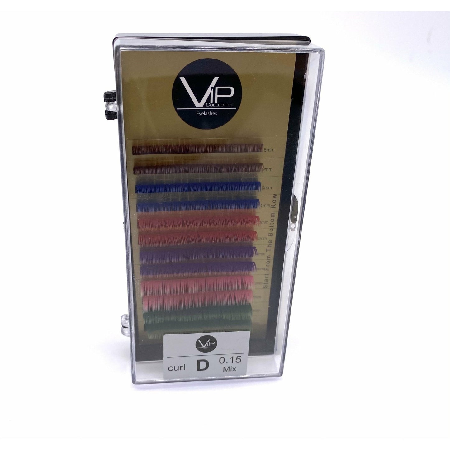 VIP Eyelashes - 12 lines - 0.15 D Raibow - VIP Extensions