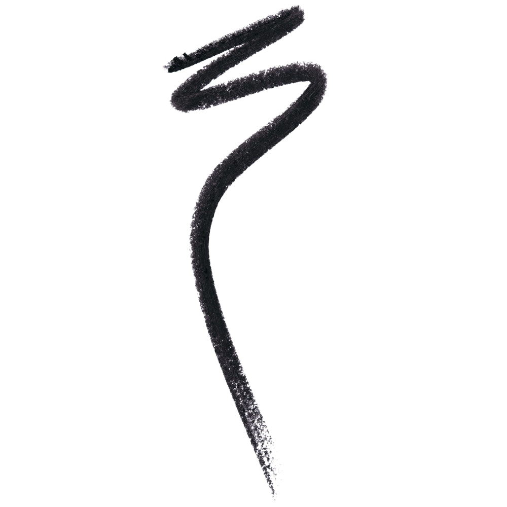 Maybelline TattooStudio Deep Onyx black eyeliner swatch