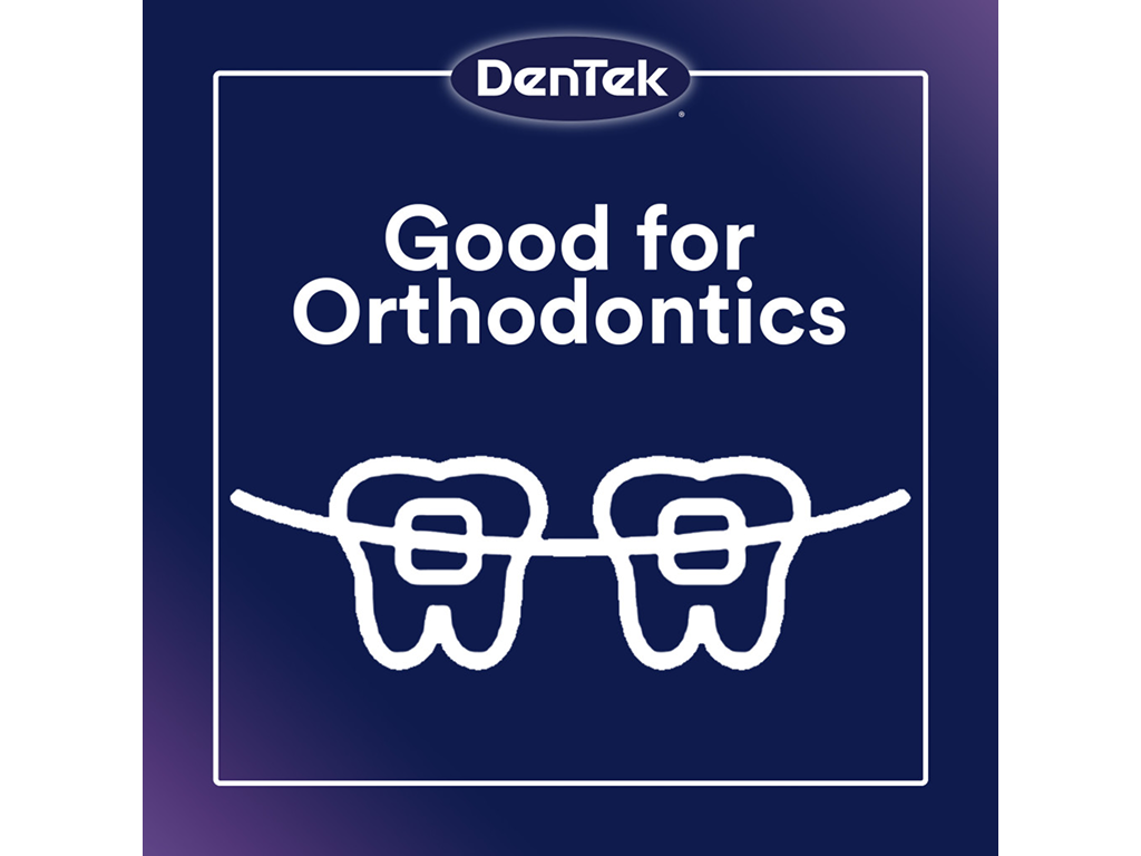 DenTek Easy Brush interdental cleaners are good for orthodontics and braces