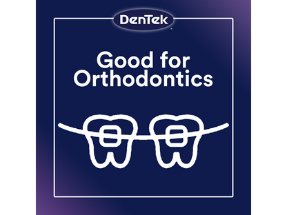 DenTek Easy Brush interdental cleaners are good for orthodontics and braces