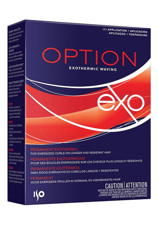 ISO Option EXO exothermic perm kit for long and resistant hair