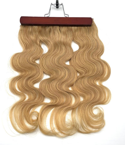 100% Human Hair Vip Brand BandX Halo Body Wave 18'' with Clip - VIP Extensions