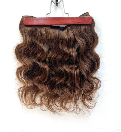 100% Human Hair Vip Brand BandX Halo Body Wave 18'' with Clip - VIP Extensions