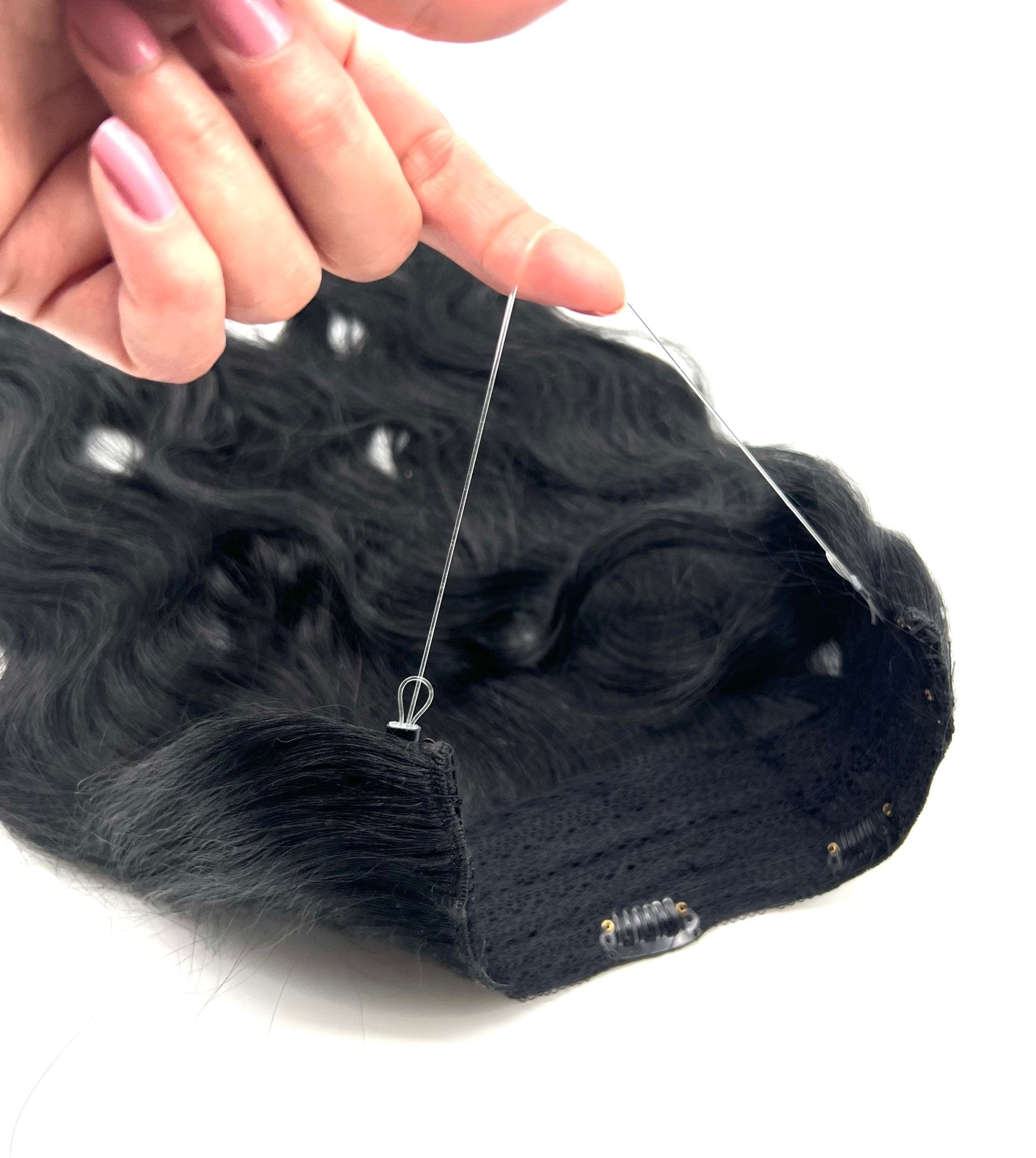 100% Human Hair Vip Brand BandX Halo Body Wave 18'' with Clip - VIP Extensions