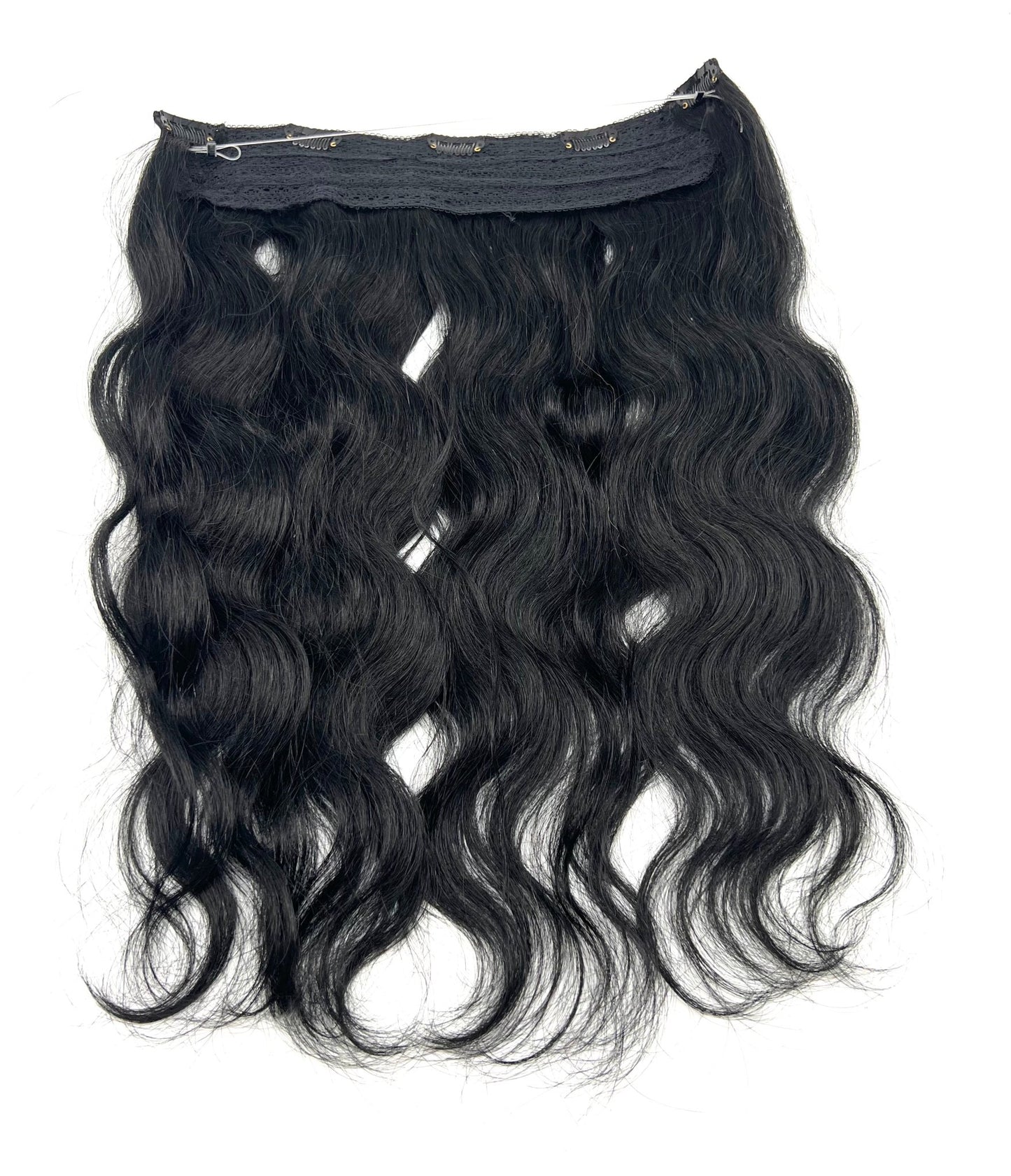100% Human Hair Vip Brand BandX Halo Body Wave 18'' with Clip - VIP Extensions