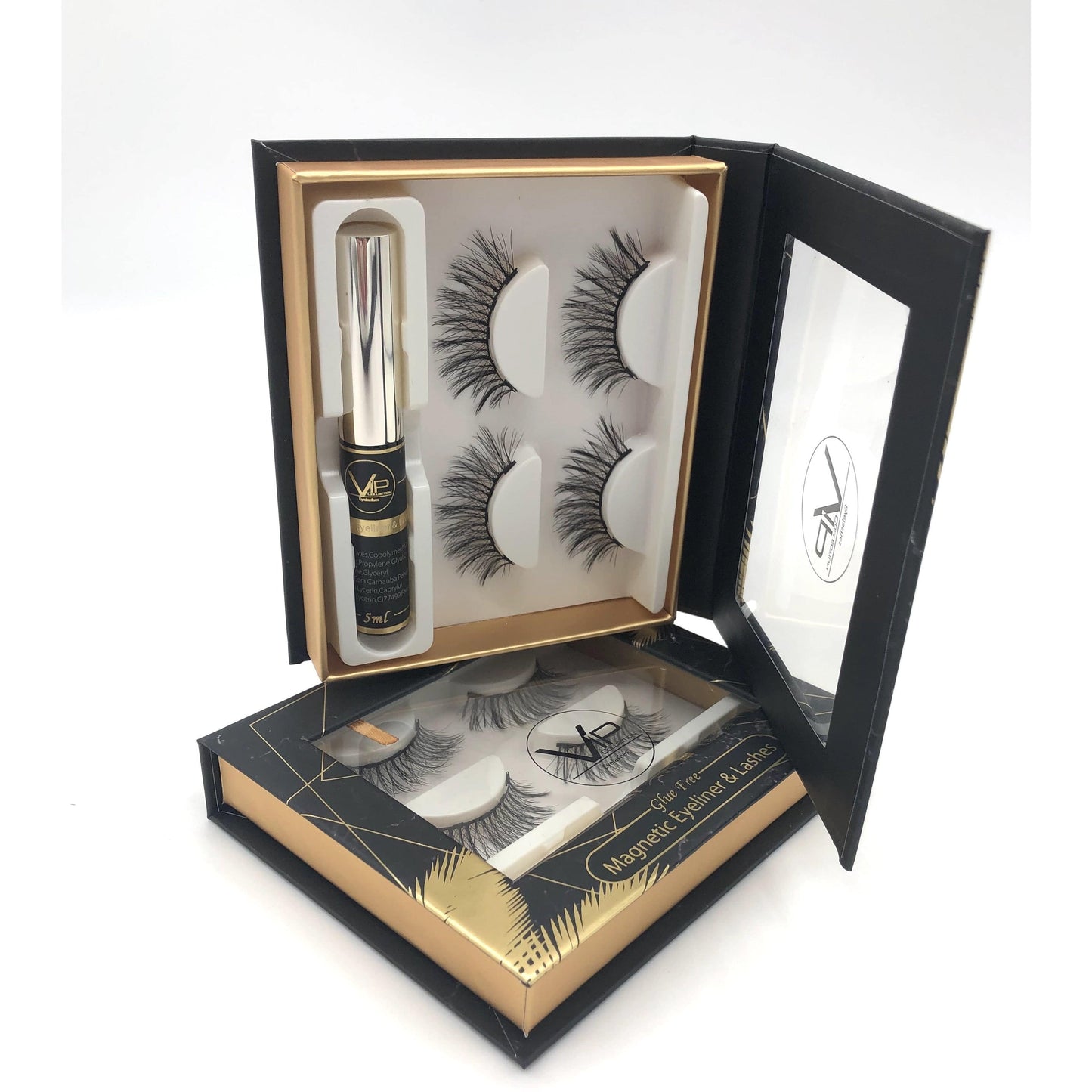 VIP Magnetic Lashes with Magnetic Eyeliner  - 2 pairs - VIP Extensions