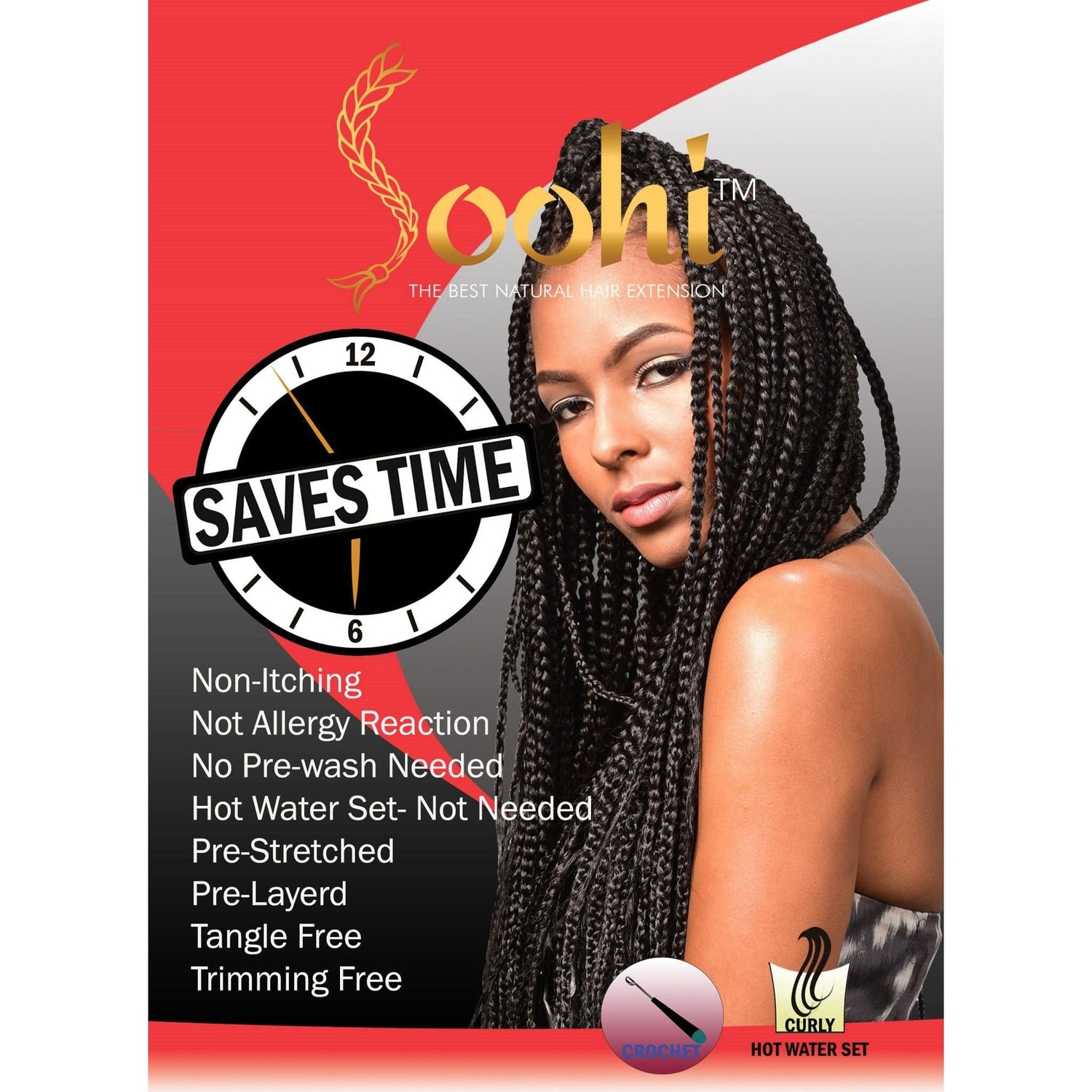 Soohi Natural Hair Braid - 48" / 86 gr - VIP Extensions