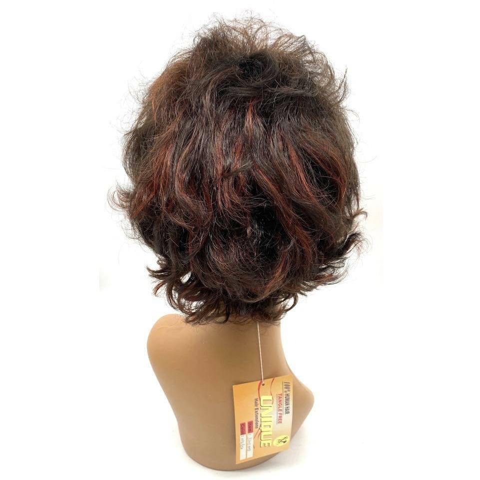 Unique 100% Human Hair Full Wig/ Style #32011 - VIP Extensions
