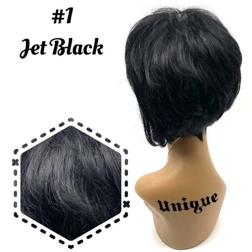Unique 100% Human Hair Full Wig/Style Style A9 - VIP Extensions