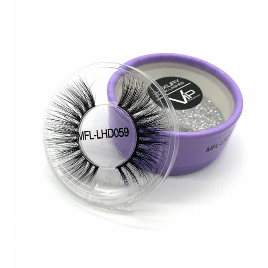 Mink Fur Eyelashes - Purple Box - VIP Extensions