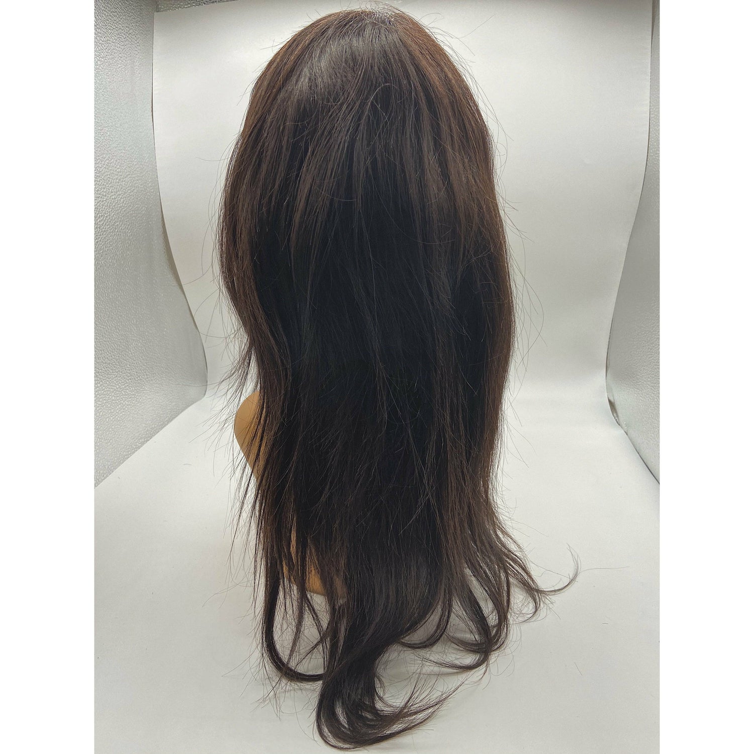 RIO Full Lace Human Hair Wig Straight  Natural Black -16'' - VIP Extensions