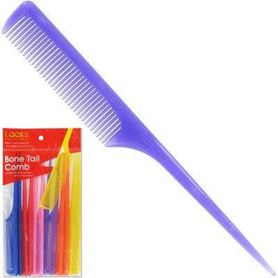 Bone Tail Comb Pastel Asst Color - VIP Extensions