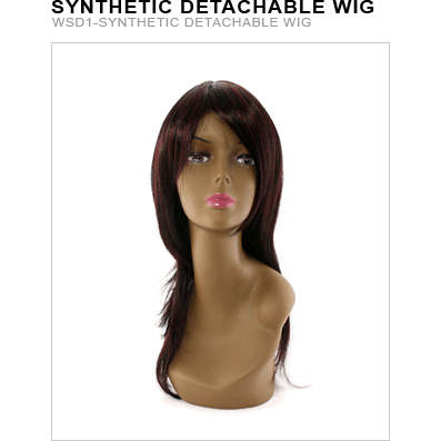 WSD1 Synthetic Detachable Wig - VIP Extensions