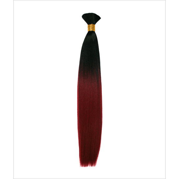 Unique's Advanced Fiber Yaki Bulk 18" — item included in Pallet #226 - Lot of Hair - Variety of Styles and Colors