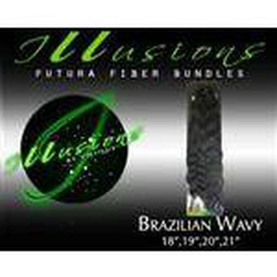 Illusions Brazilian Wavy Bundles with Closure (4 pieces) - VIP Extensions