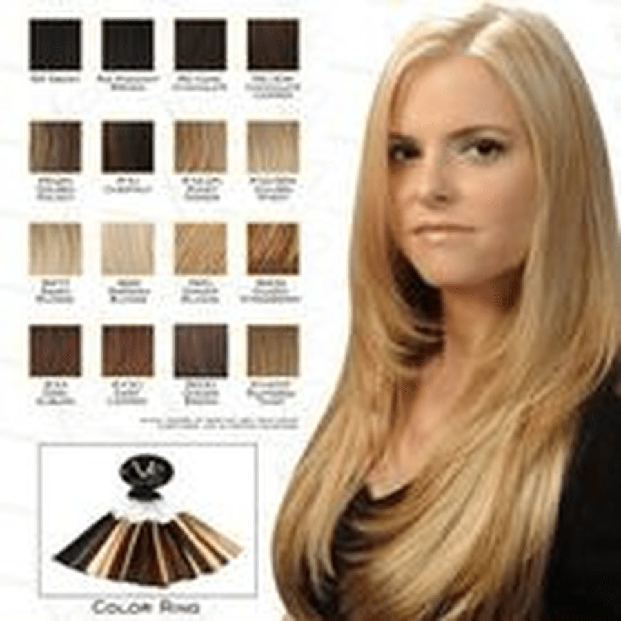 VIP Collection Synthetic Clip-In Extensions / Tanzanite 10'' Style - VIP Extensions