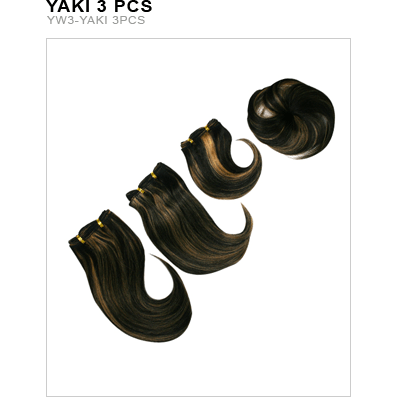 Unique's Human Hair Yaki 3 Piece - VIP Extensions