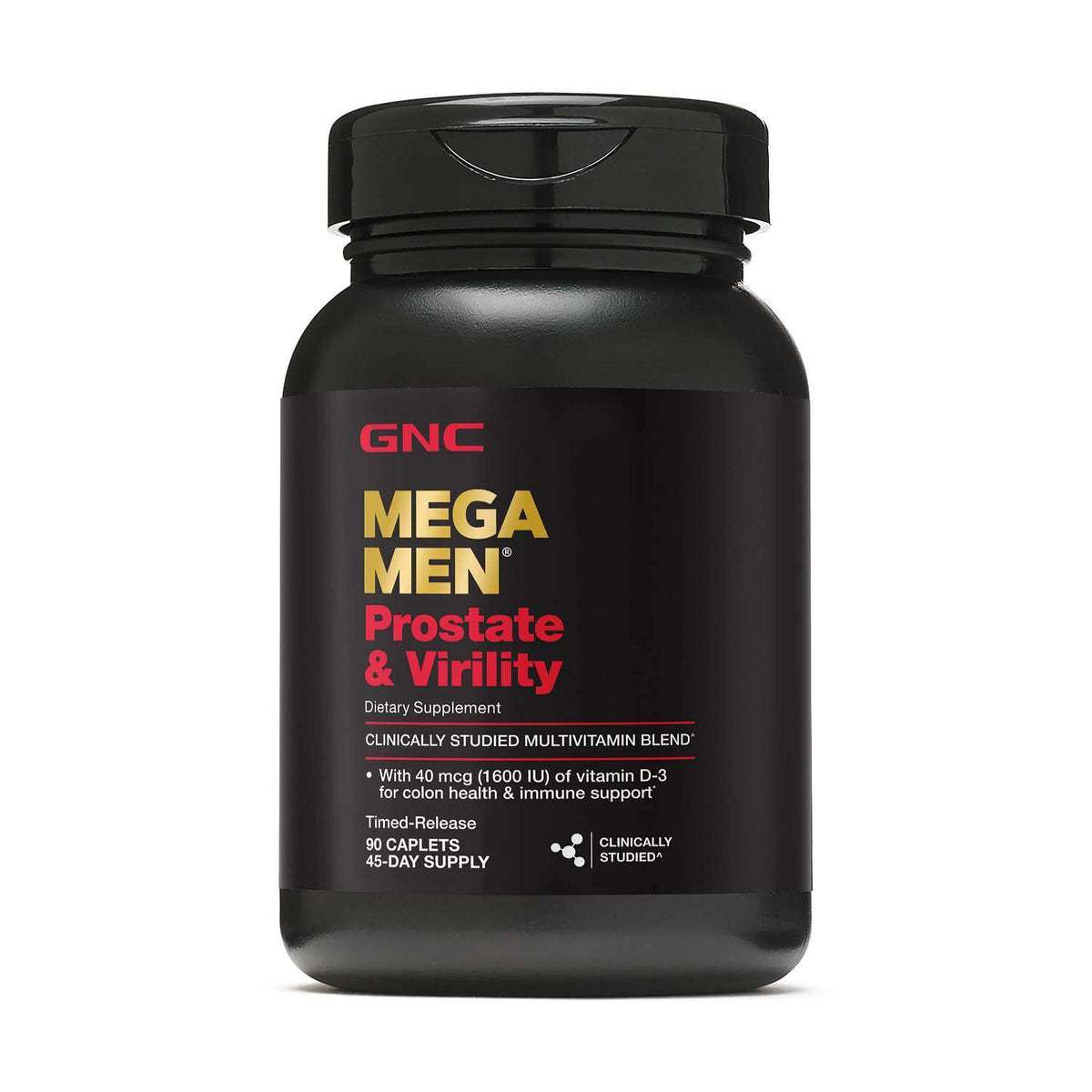 GNC Mega Men Prostate and Virility - bottle front