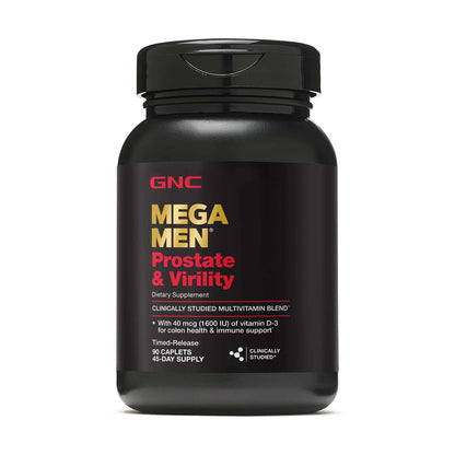 GNC Mega Men Prostate and Virility - bottle front