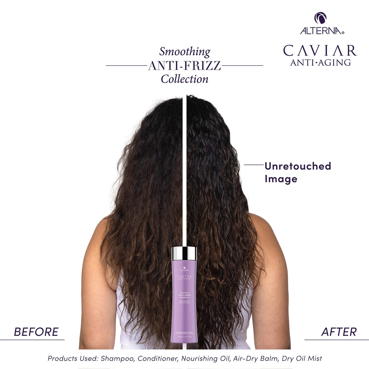 Alterna Caviar Anti-Frizz Conditioner results