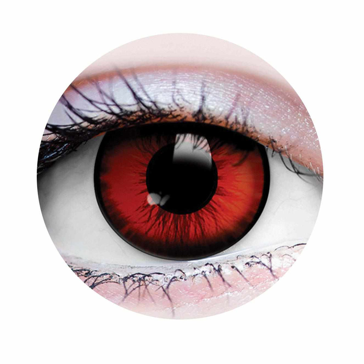 Primal Dracula I - Red Halloween costume contact lenses