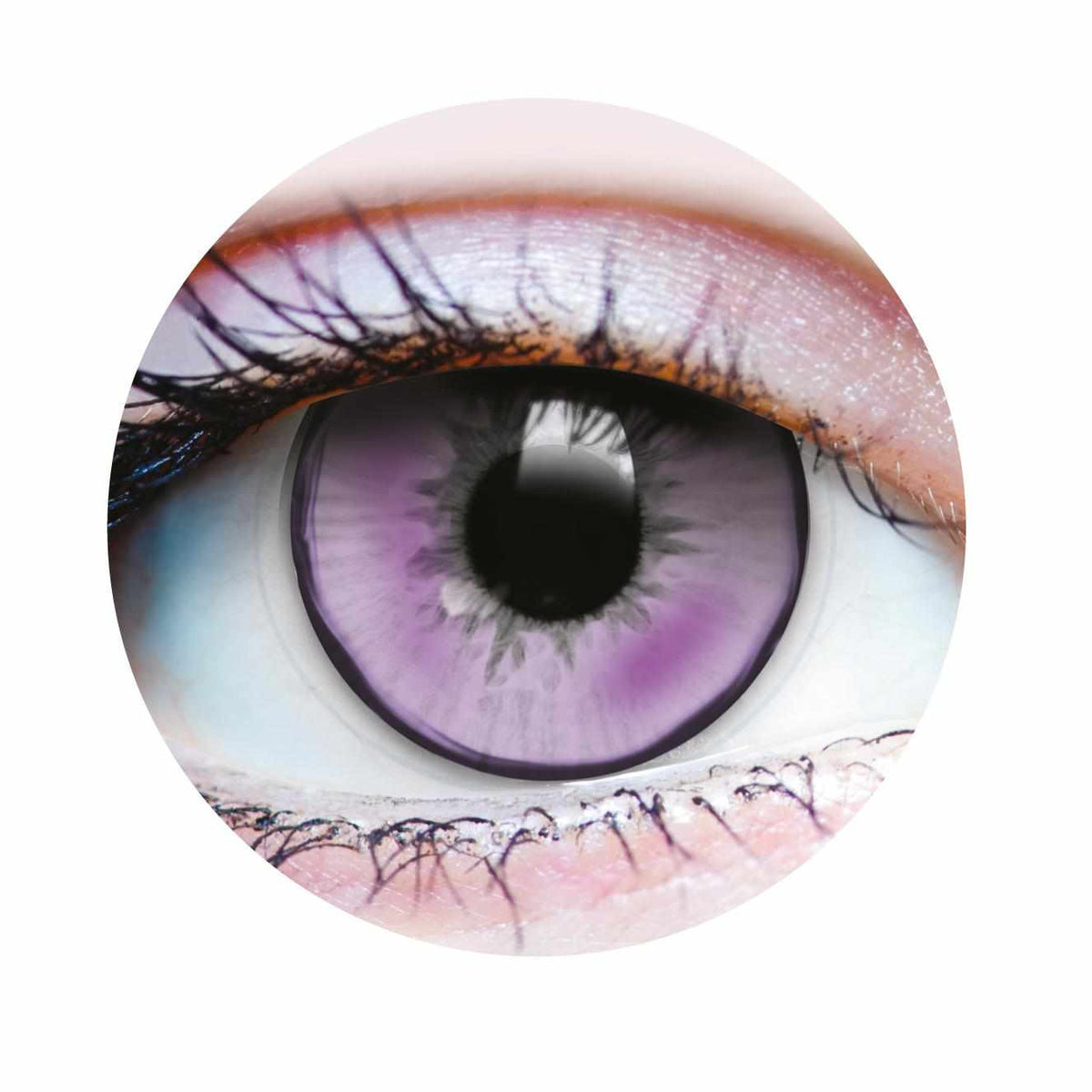 Primal Succubus - Purple Halloween costume contact lenses
