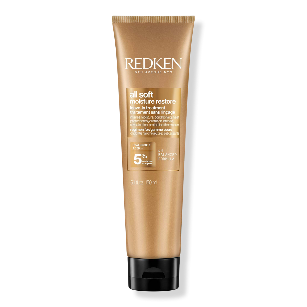 Redken All Soft Moisture Restore Leave-In Treatment 5.1 oz