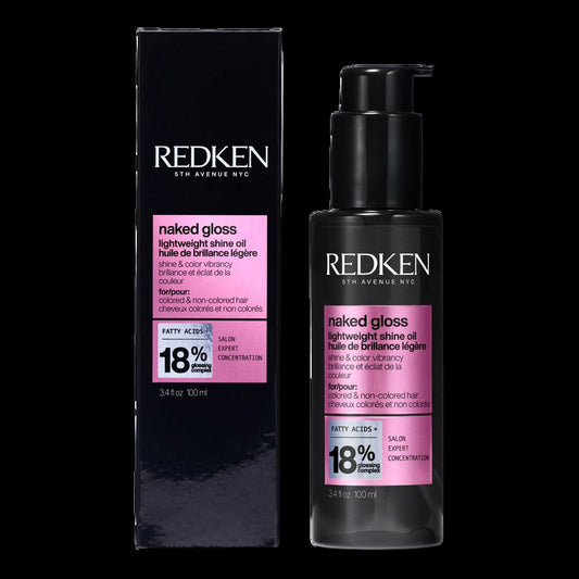 Redken Naked Gloss Shine Hair Oil 3.4 oz