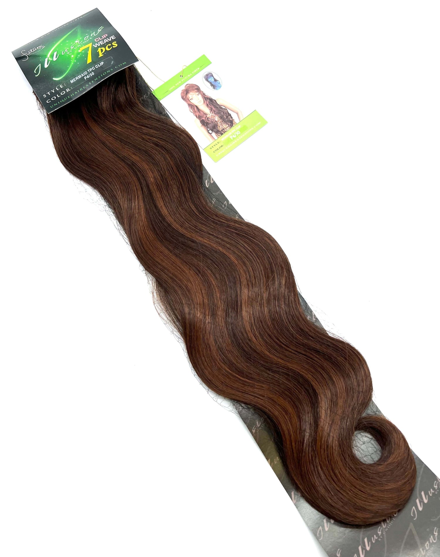 Illusions Collection Mermaid Clip (7 pieces Clip On) 22 inch - VIP Extensions
