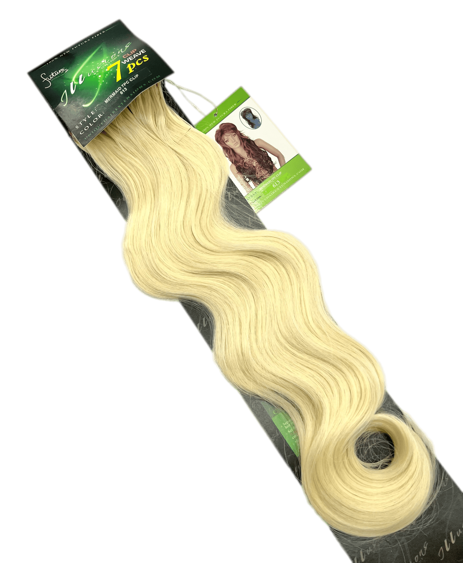 Illusions Collection Mermaid Clip (7 pieces Clip On) 22 inch - VIP Extensions