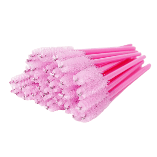 VIP Eyelash accessories - Pink Color Mascara Wands (100 strand/bag) - VIP Extensions