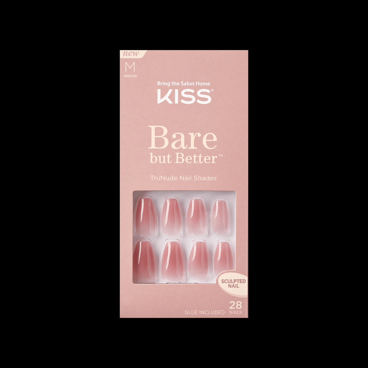 KISS Bare but Better Nails Nude Drama - VIP Extensions