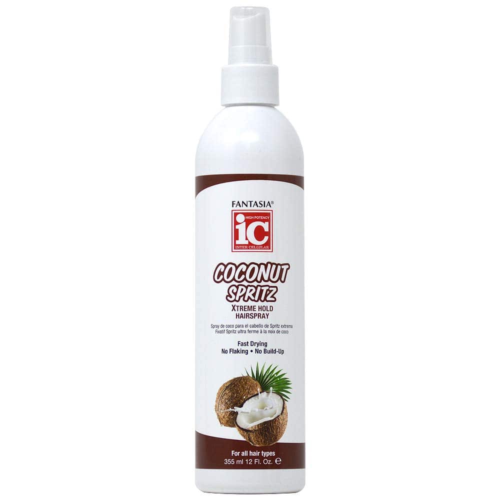 Fantasia Spritz Coconut Xtreme Hold, 12 Oz, 12 Ounce - VIP Extensions