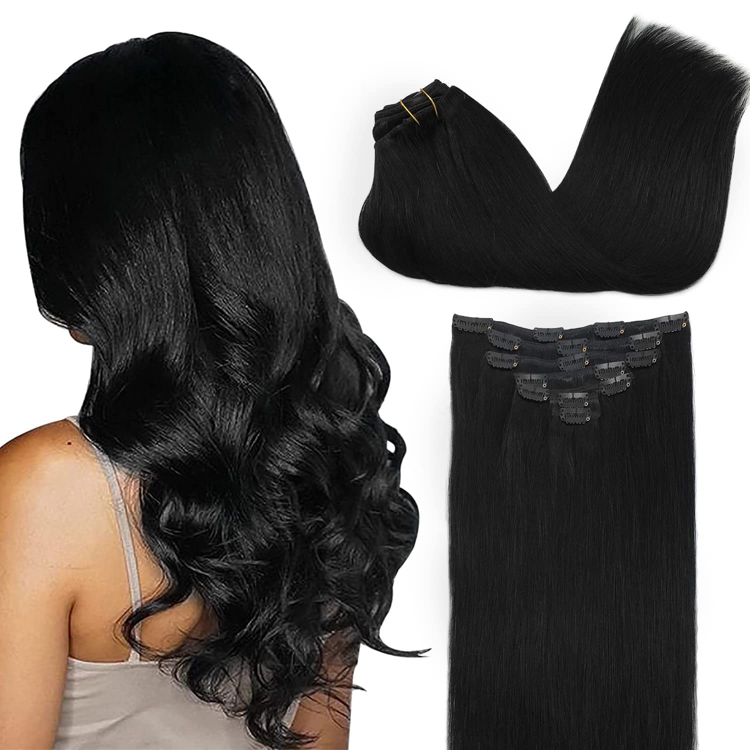 VIP Clip Extensions / Silky Straight - 18" (140 g ) ClipeX System - VIP Extensions