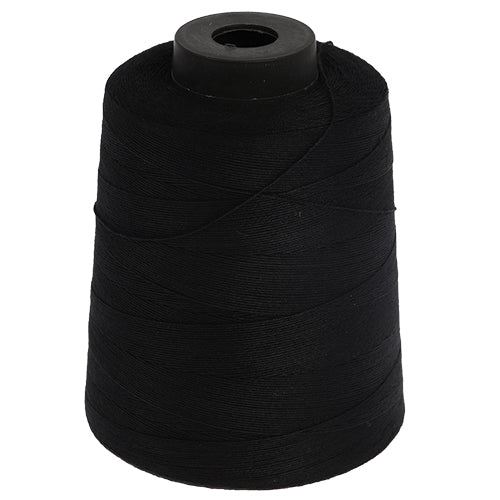 Hair Weaving Thread 1500 m Black Cone