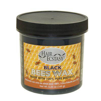 Hair Ecstasy Black Bees Wax 5.25oz - VIP Extensions