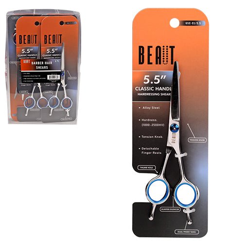 BEAUT CLASSIC HANDLE HAIRDRESSING SHEARS W/ TENSION KNOB PC - VIP Extensions