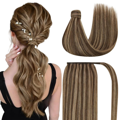 VIP PONYTAIL / Silky 18" 100% Human Hair - VIP Extensions