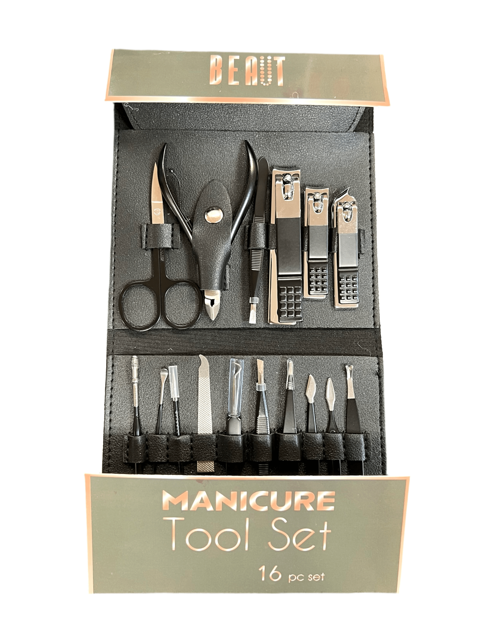 16 Pieces Manicure Set, Pedicure Kit - VIP Extensions