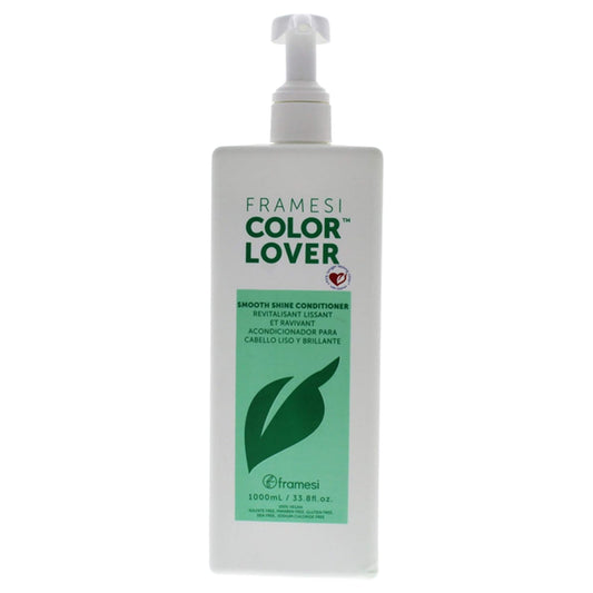 Framesi Color Lover Smooth Shine Conditioner, Sulfate Free Conditioner with Coconut Oil and Quinoa, Color Treated Hair - VIP Extensions