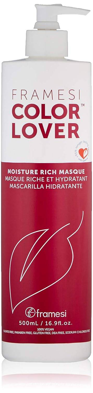 Framesi Color Lover Moisture Rich Masque, Sulfate Free Hair Mask for Color Treated Hair - VIP Extensions