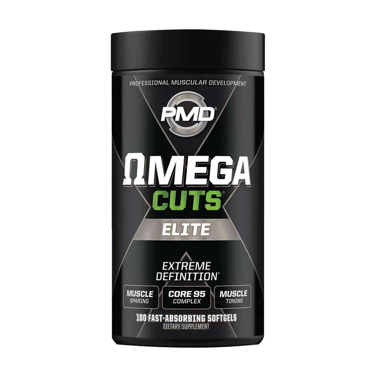 PMD Omega Cuts Elite – 180 Softgels (90 Servings)