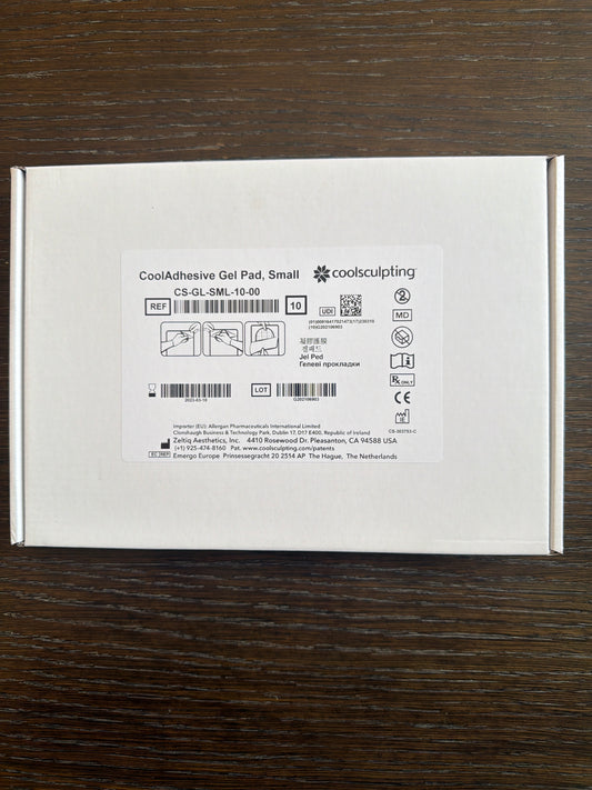 Zeltiq CoolSculpting CoolAdhesive Small gel pads box, REF CS-GL-SML-10-00
