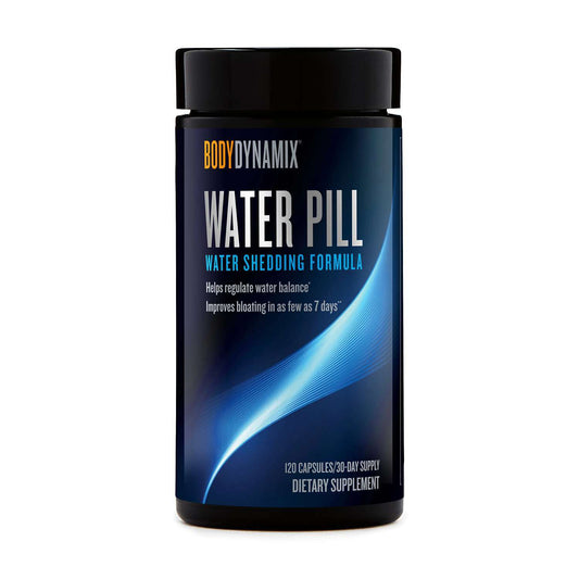 GNC BodyDynamix Water Pill water shedding formula, 120 capsule bottle