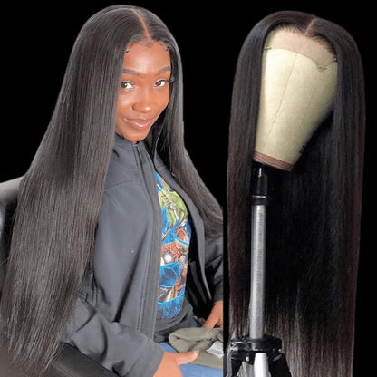 4x4 Lace Closure Wigs Lace Front Wigs Straight Human Hair - VIP Extensions